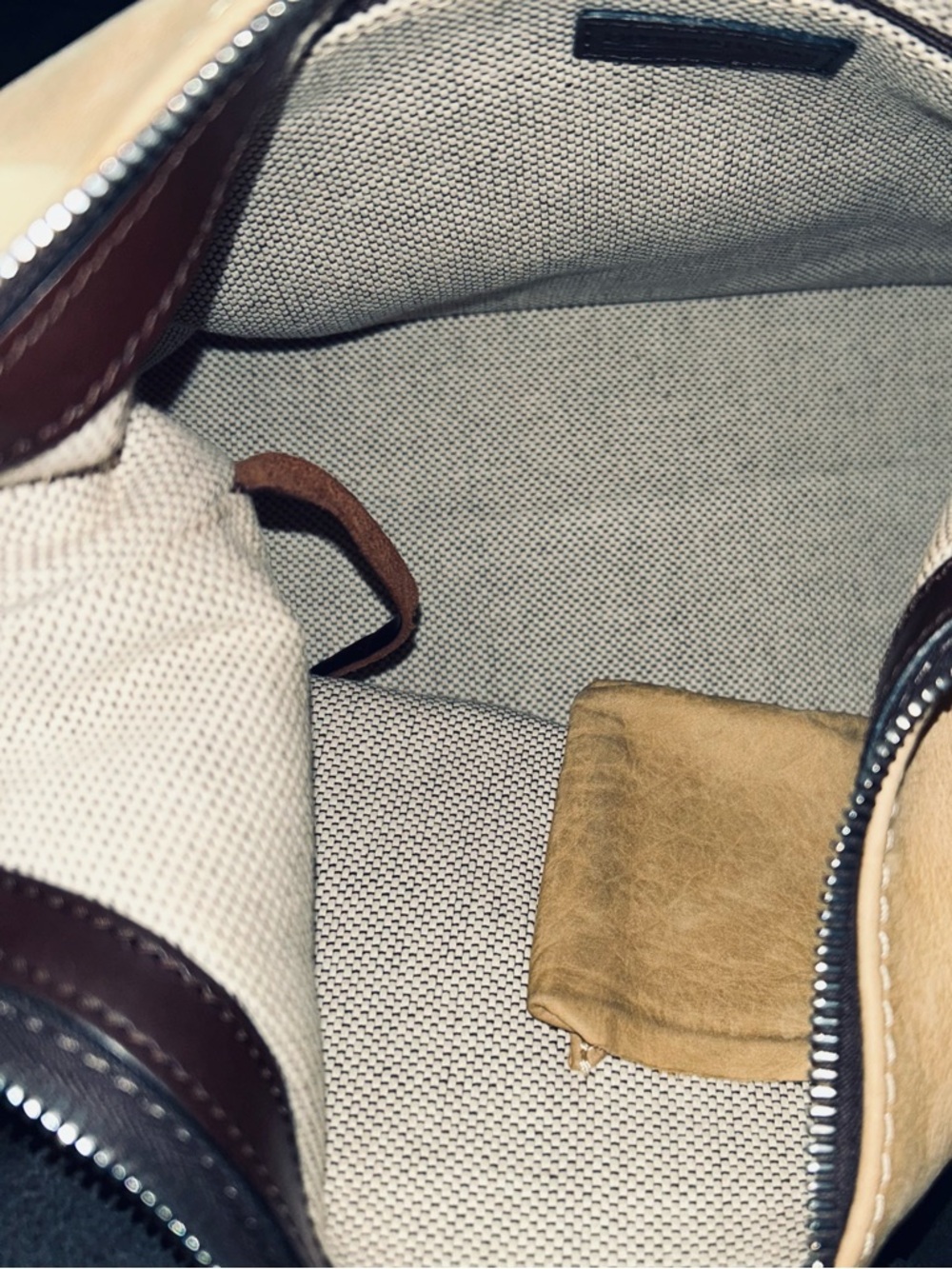 Dooney & Bourke Yellow and Brown Hobo Bag - Picture 10 of 13